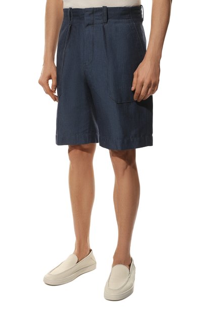 Шорты изо льна и хлопка ZEGNA, арт. UZI36/TB10, фото 3