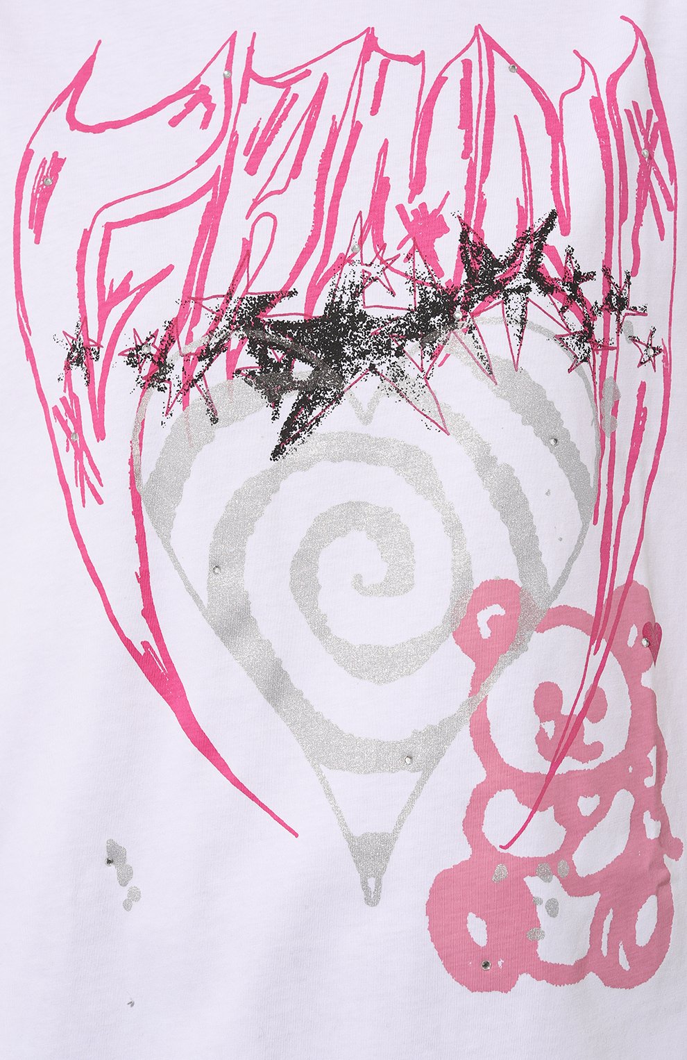 Хлопковая футболка GANNI, арт. T3832, фото 5