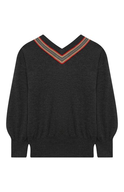 Шерстяной пуловер BURBERRY, арт. 8033056, фото 2