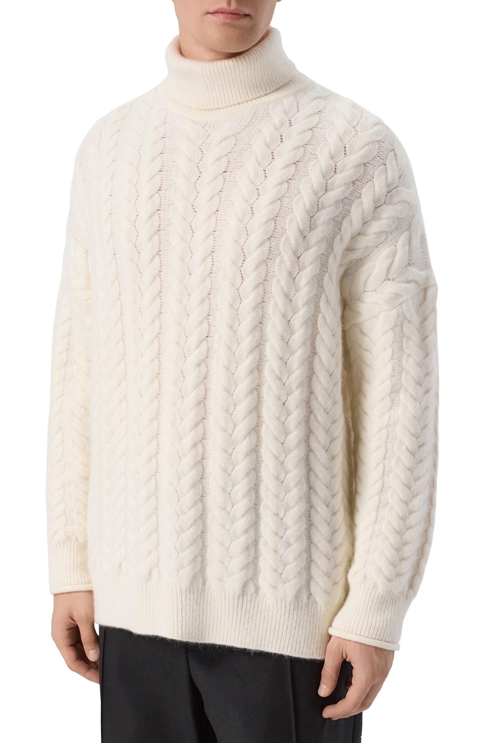 Свитер из кашемира и шелка GIORGIO ARMANI, арт. GM004791/AF30940, фото 3