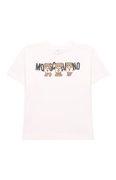 Хлопковая футболка MOSCHINO, арт. H9M03R/LAA10/10-14