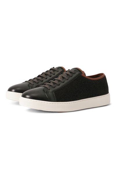 Мужские комбинированные кеды cleanic SANTONI, арт. MBCG22241BARTLNL