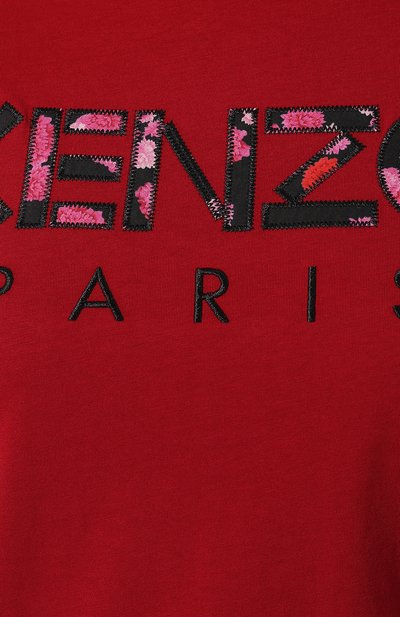 Хлопковая футболка KENZO, арт. F962TS701990, фото 5
