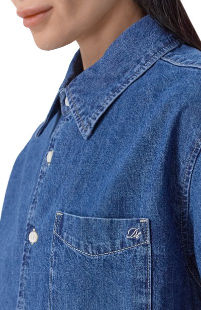 Джинсовая рубашка DUNST, арт. UDSH6B129B2, фото 5