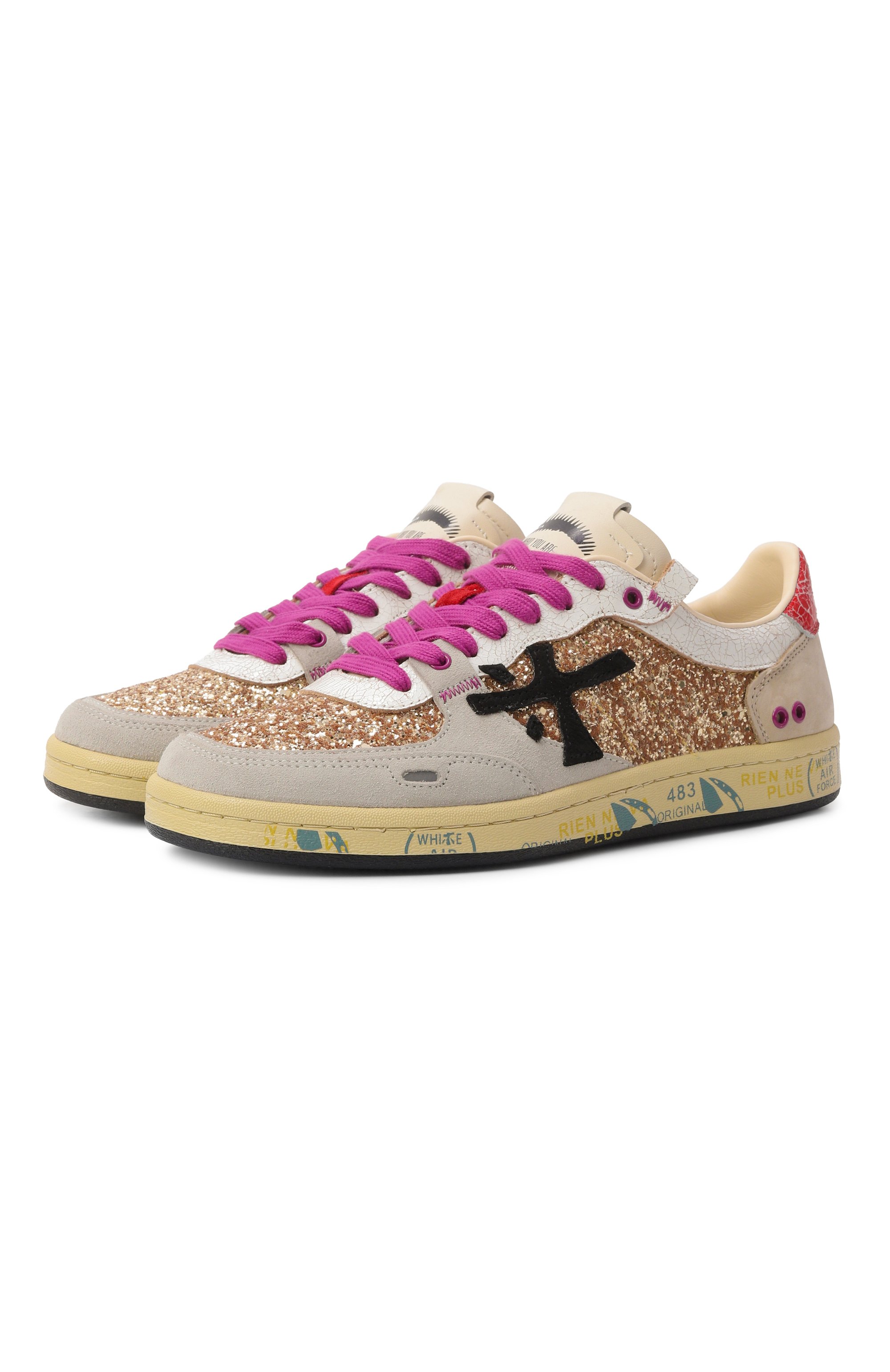 Комбинированные кеды bskt clay-d PREMIATA, арт. BSKTCLAD/VAR 8166, фото 1