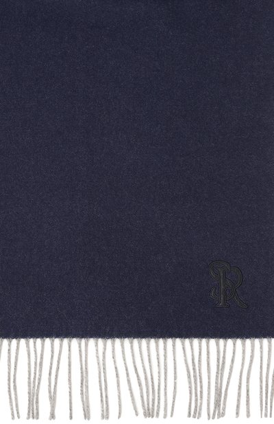 Кашемировый шарф с отделкой из кожи крокодила STEFANO RICCI, арт. MWA0300030/6853, фото 4