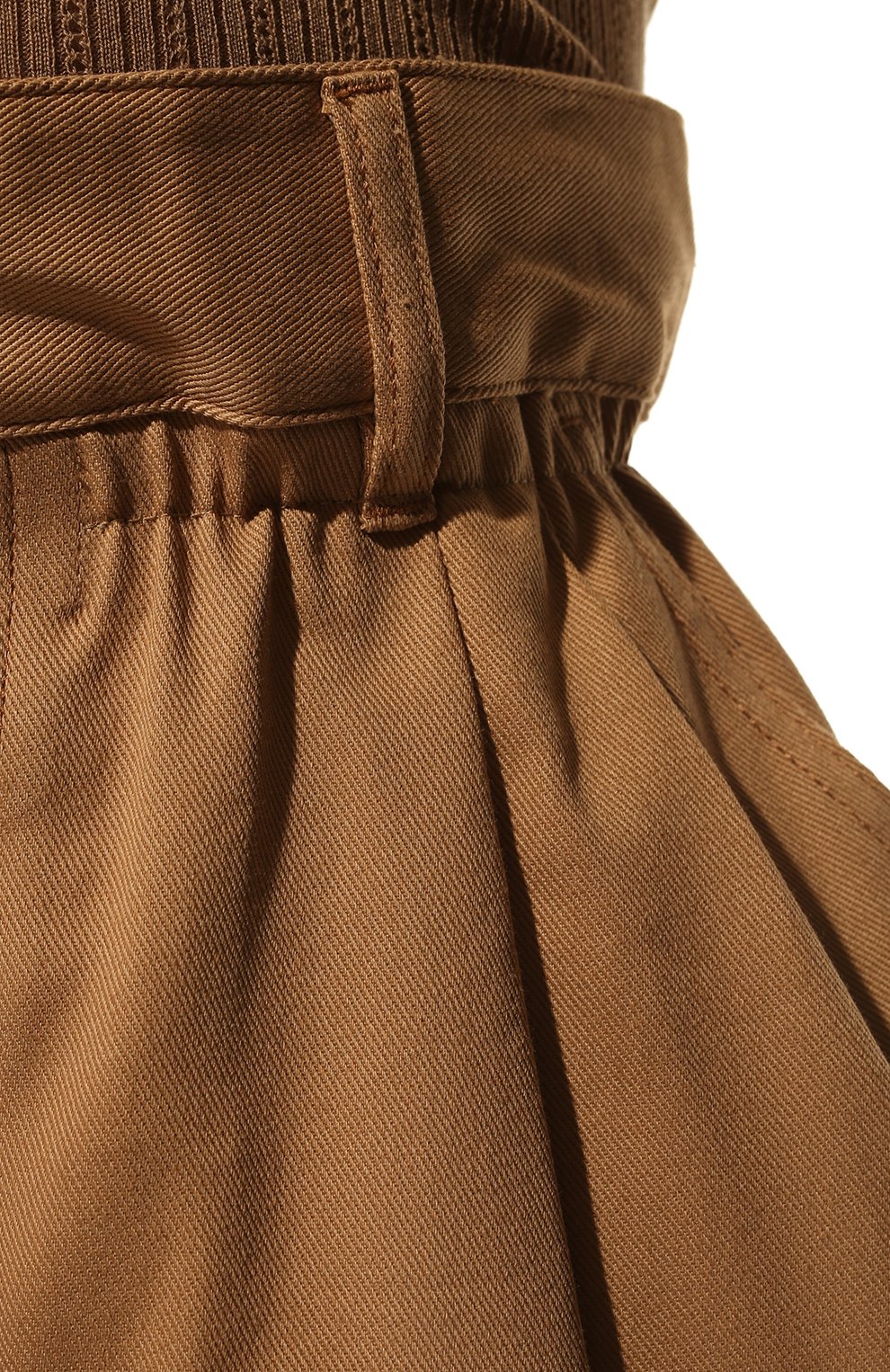 Шорты MIU MIU темно-бежевого цвета по цене 86000 руб., арт. MP1377-672-F0151, фото 5 Шорты MIU MIU, арт. MP1377-672-F0151, фото 5