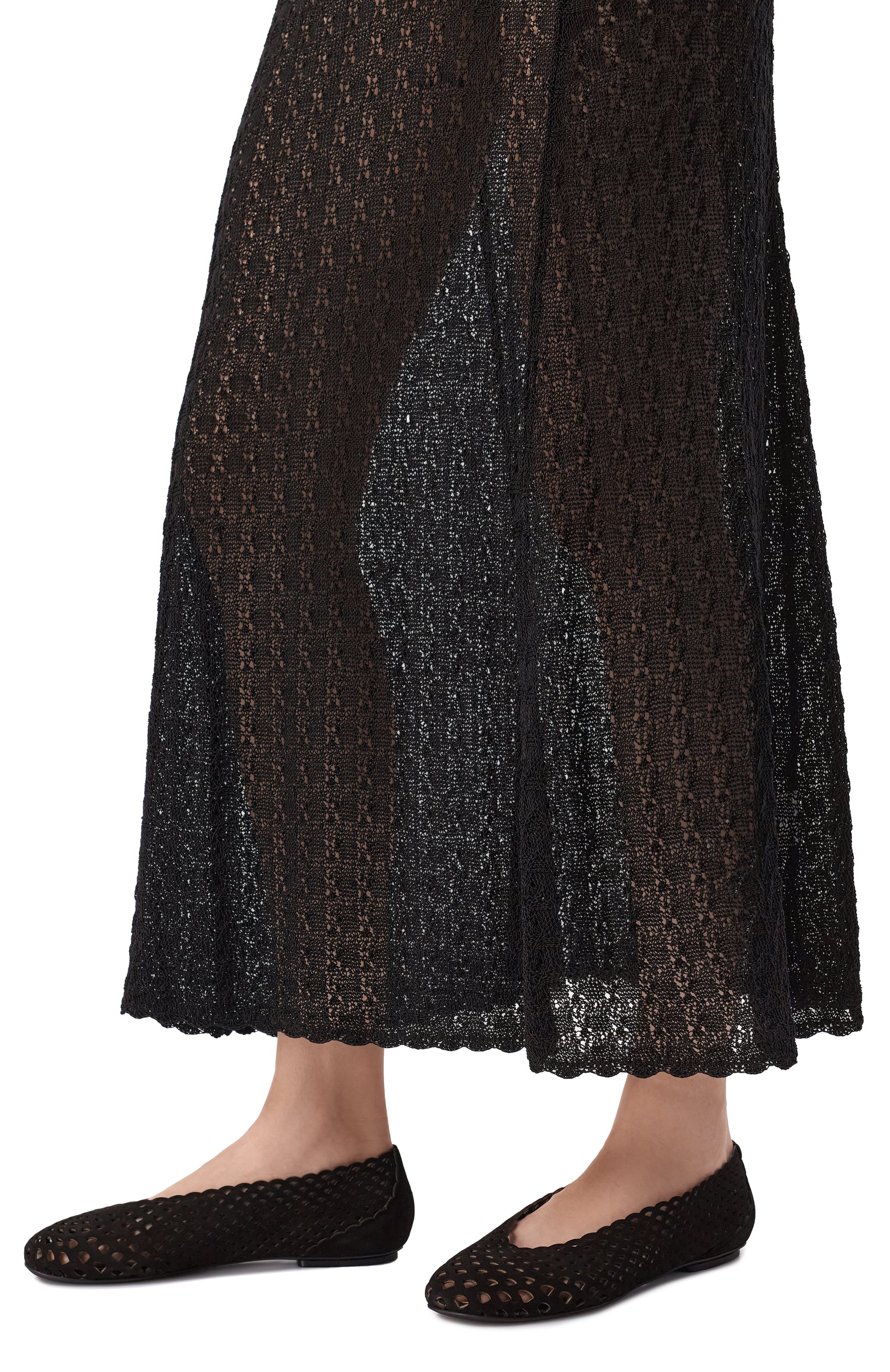 Замшевые балетки sr mermaid SERGIO ROSSI, арт. B11600/MCAZ01, фото 3