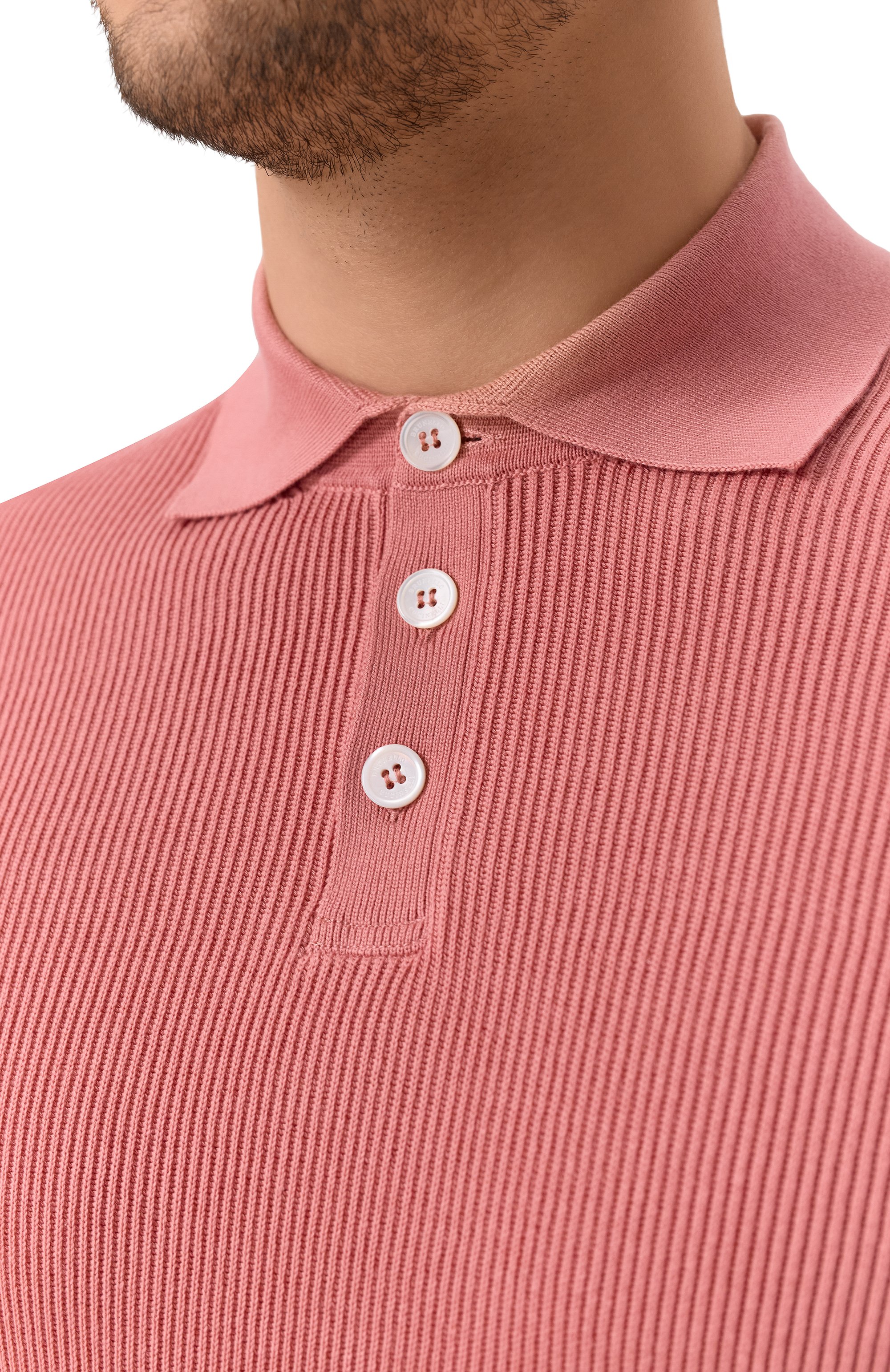 Хлопковое поло BRUNELLO CUCINELLI, арт. M29400005, фото 5