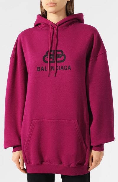 Хлопковое худи BALENCIAGA, арт. 578135/TGV74, фото 3