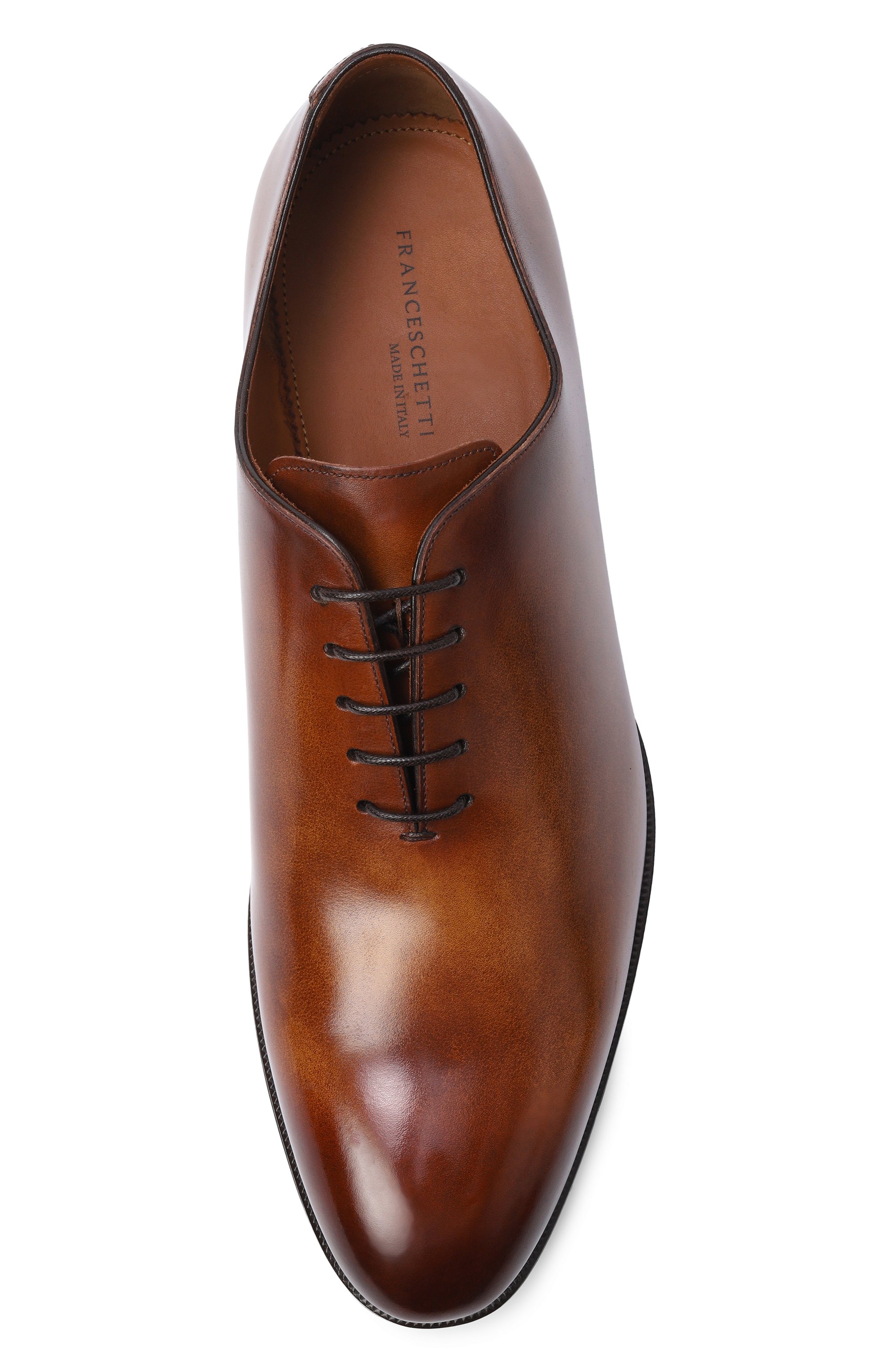 Кожаные оксфорды FRANCESCHETTI коричневого цвета по цене 86500 руб., арт. 2834055/C0RDAN, фото 5 Кожаные оксфорды FRANCESCHETTI, арт. 2834055/C0RDAN, фото 5