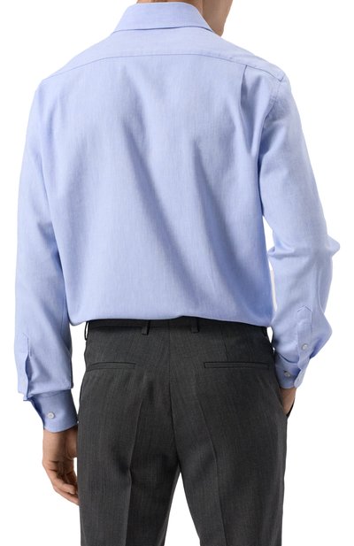 Рубашка из хлопка и льна PAUL&SHARK, арт. 14313102CF, фото 4