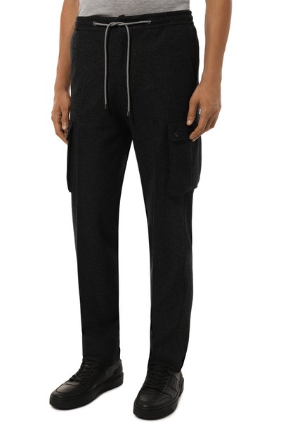 Шерстяные брюки-карго CORNELIANI, арт. 944L14-9418801, фото 3