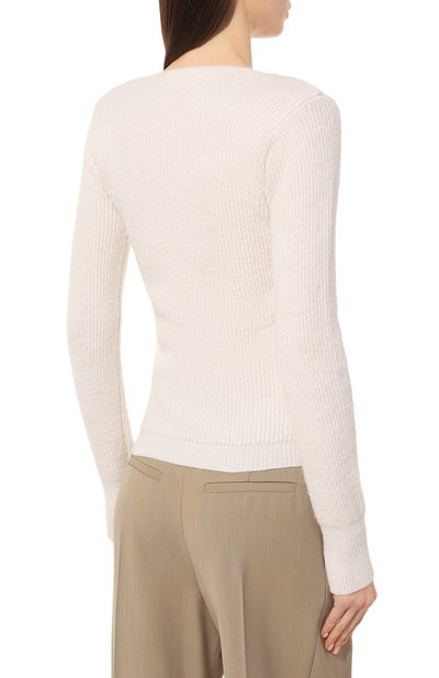 Кардиган JACQUEMUS, арт. 22H202KN002/2085OFFWHITE, фото 4