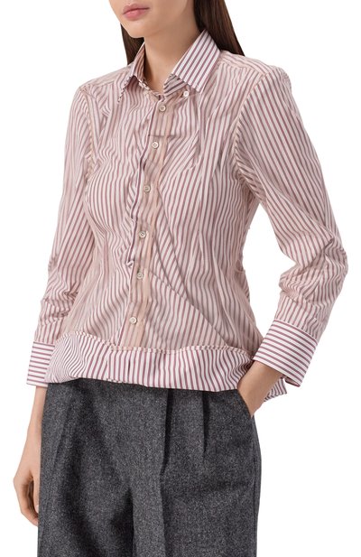 Хлопковая рубашка MAISON MARGIELA, арт. S29DL0218/MTN124, фото 3