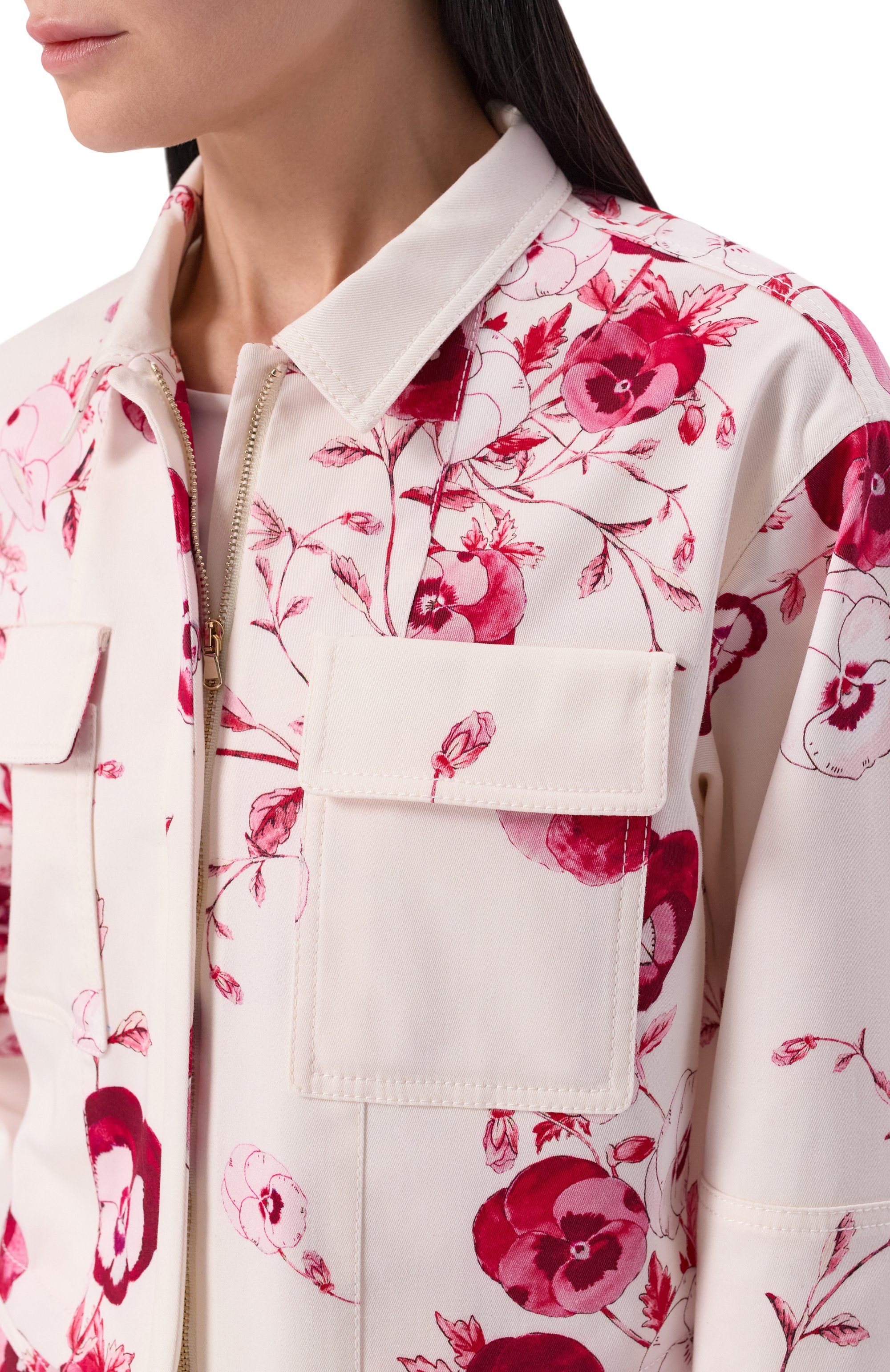 Хлопковая куртка GIAMBATTISTA VALLI, арт. 26SSPVCA6105/34PRI, фото 5