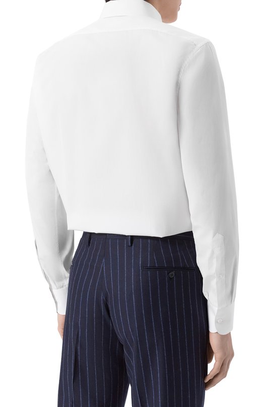 Хлопковая сорочка MVST M0RBIDA/CANNES/R0UND/F339463-KING S0YELLA 240/GIZA Белый  M0RBIDA/CANNES/R0UND/F339463-KING S0YELLA 240/GIZA Фото 4