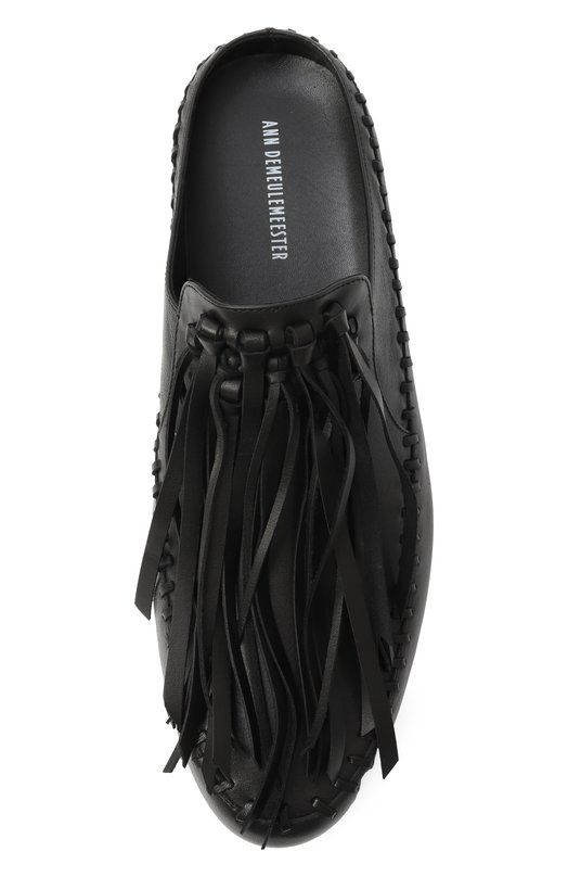 Кожаные сабо Hadle Ann Demeulemeester B0013366/LT170 Чёрный  B0013366/LT170 Фото 6