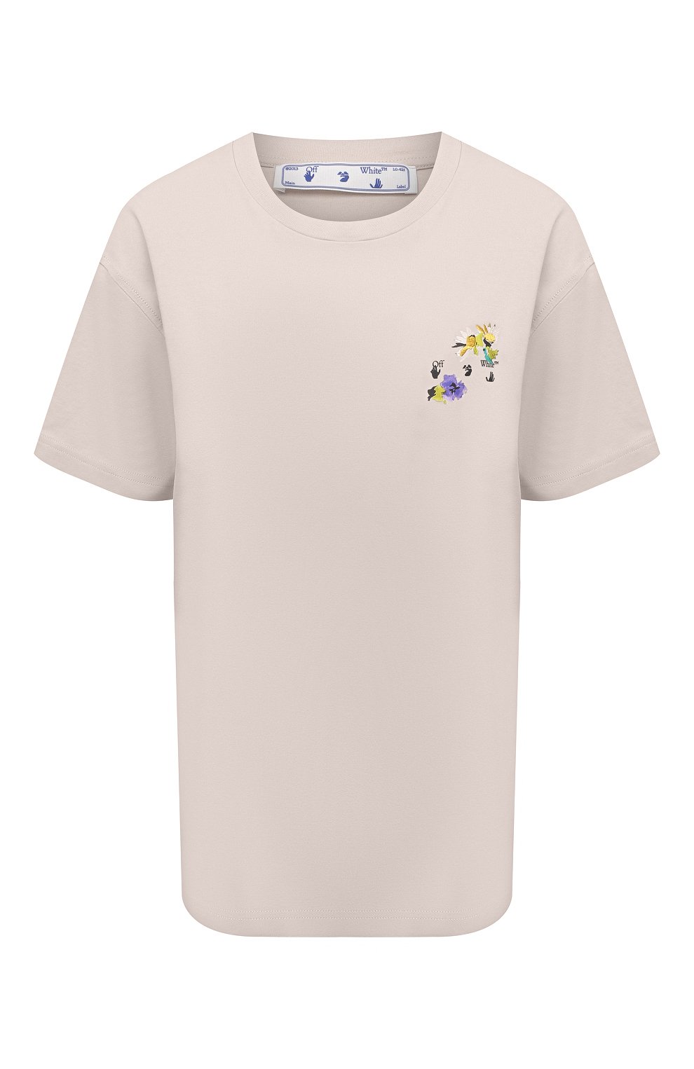 Хлопковая футболка OFF-WHITE, арт. 0WAA089S21JER002, фото 1