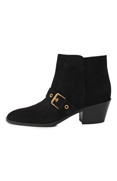 Замшевые ботильоны GIANVITO ROSSI, арт. G05627.SUENER0, фото 4