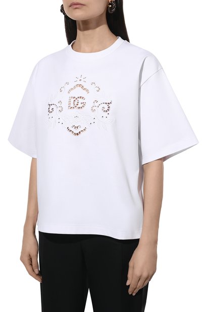 Хлопковая футболка DOLCE & GABBANA, арт. F8P31Z/HU7H8, фото 3
