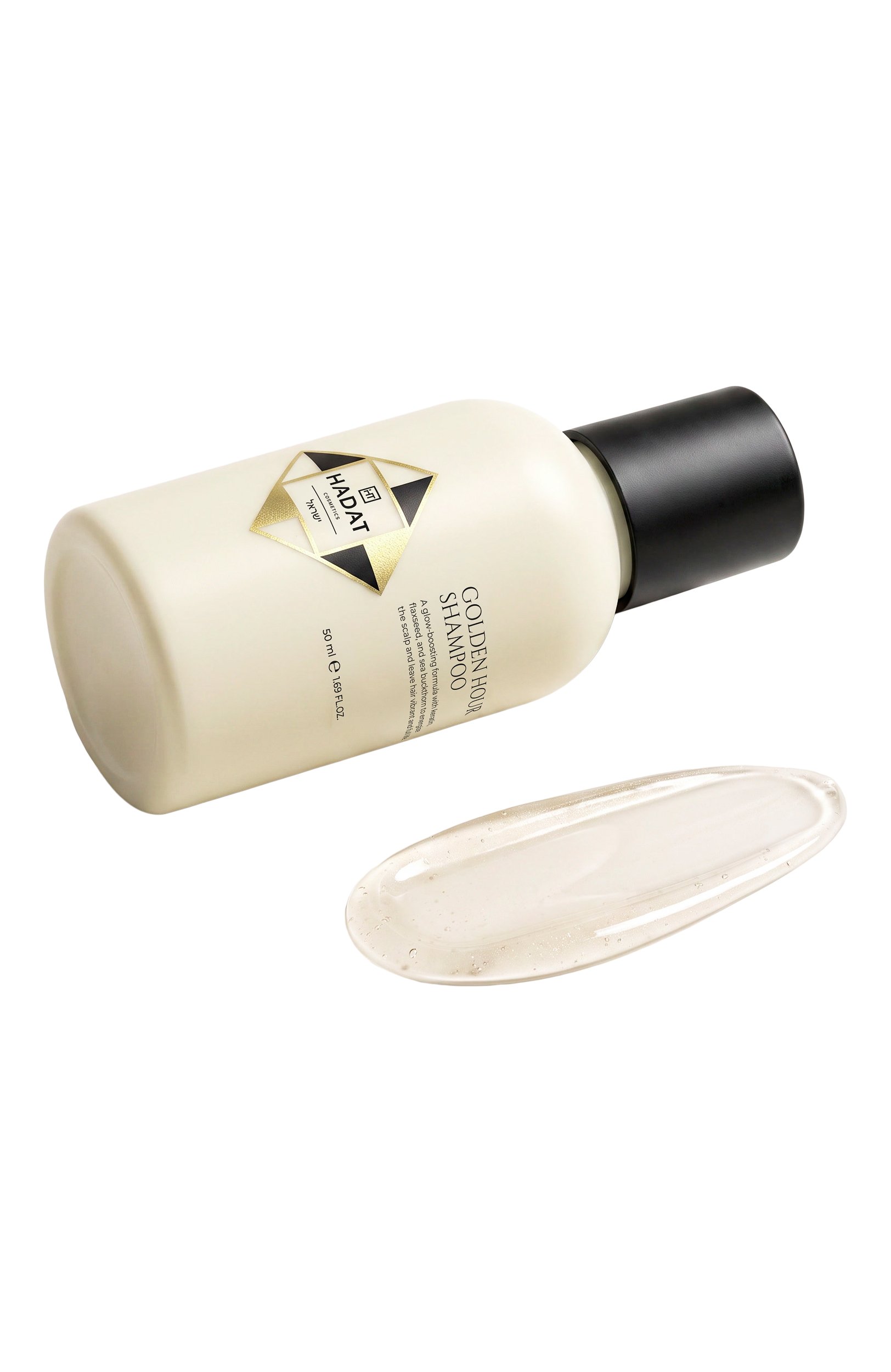 Шампунь для волос golden hour shampoo (50ml) HADAT COSMETICS бесцветного цвета по цене 1000 руб., арт. 7298014870631, фото 3 Шампунь для волос golden hour shampoo (50ml) HADAT COSMETICS, арт. 7298014870631, фото 3