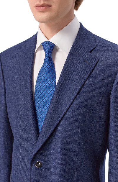 Мужской шелковый комплект из галстука и платка STEFANO RICCI, арт. DH/59101