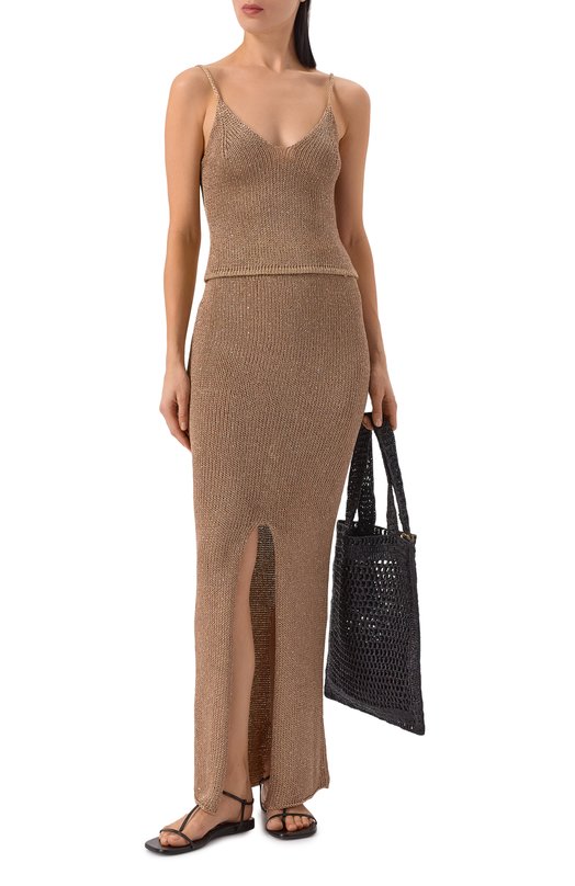 Шелковая юбка Paramidonna CR25BSC-1 Коричневый  CR25BSC-1 Фото 2