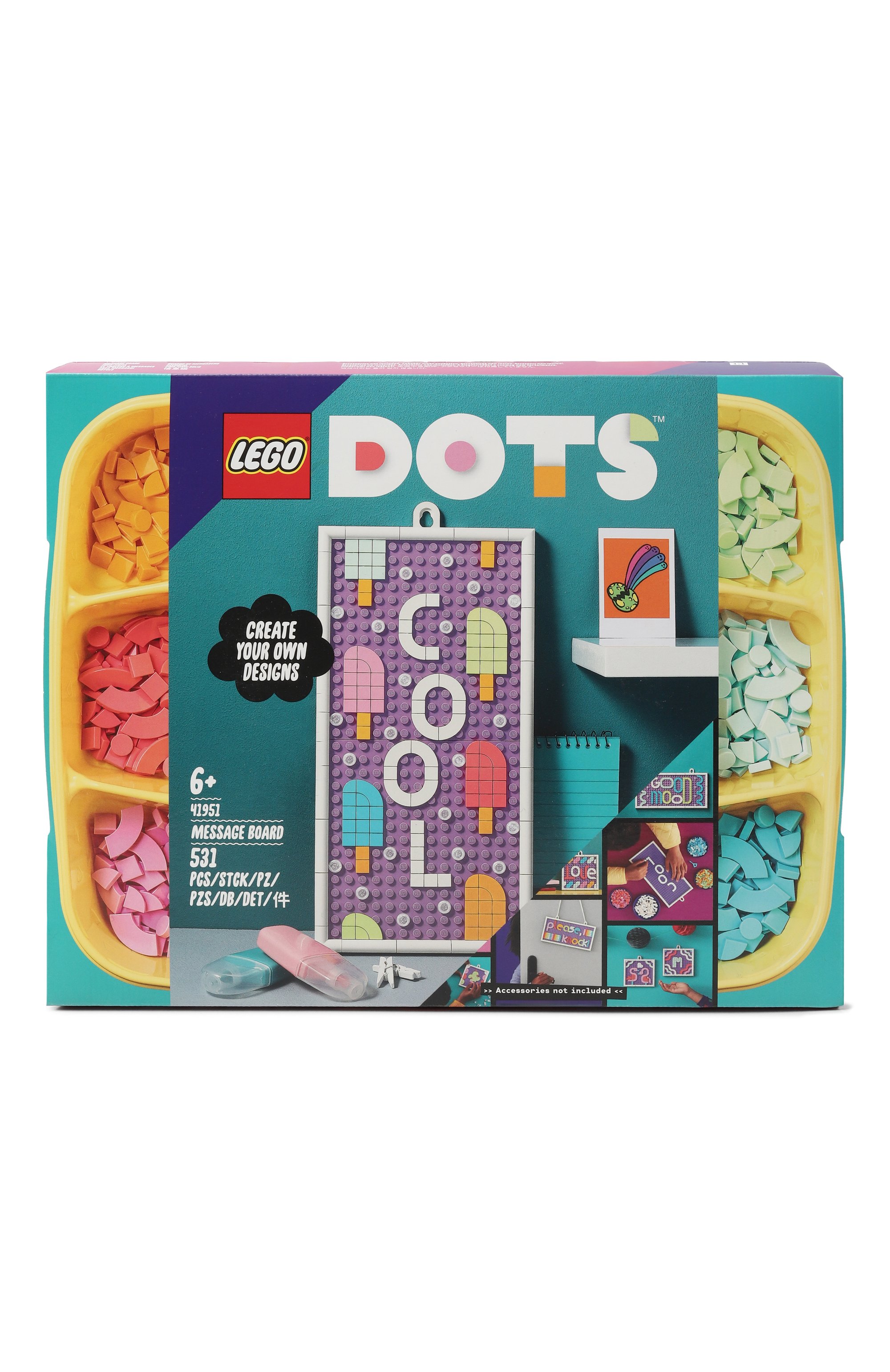 Конструктор dots message board LEGO разноцветного цвета по цене 2340 руб., арт. 41951, фото 1 Конструктор dots message board LEGO, арт. 41951, фото 1
