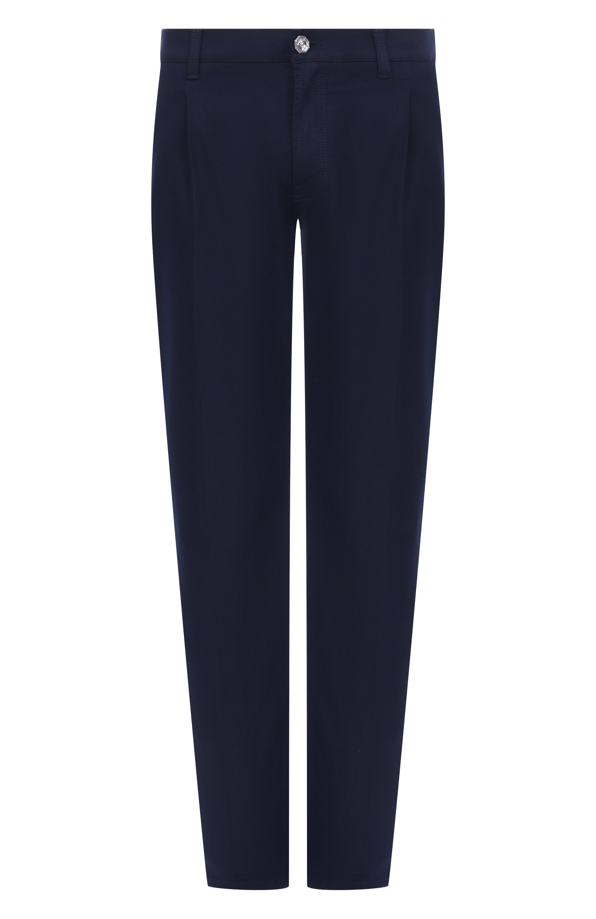 Брюки STEFANO RICCI темно-синего цвета по цене 170500 руб., арт. MFT53B1360/RT70BL, фото 1 Брюки STEFANO RICCI, арт. MFT53B1360/RT70BL, фото 1