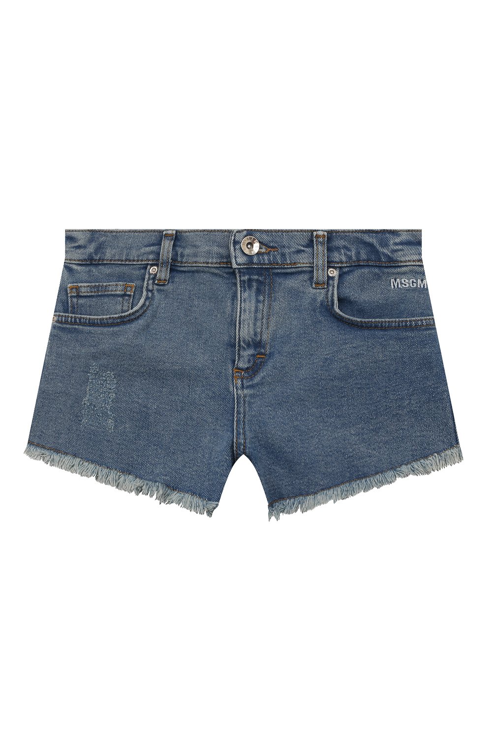 Джинсовые шорты MSGM KIDS, арт. MS028779, фото 1
