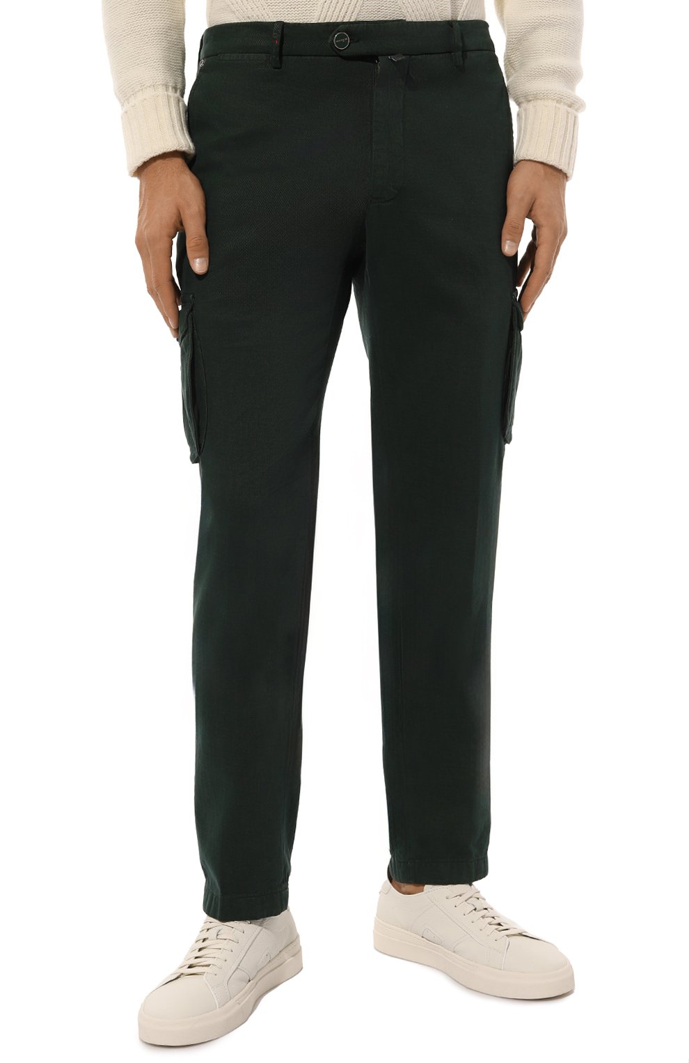 Хлопковые брюки-карго KITON, арт. UFPPCAK0102F12, фото 3