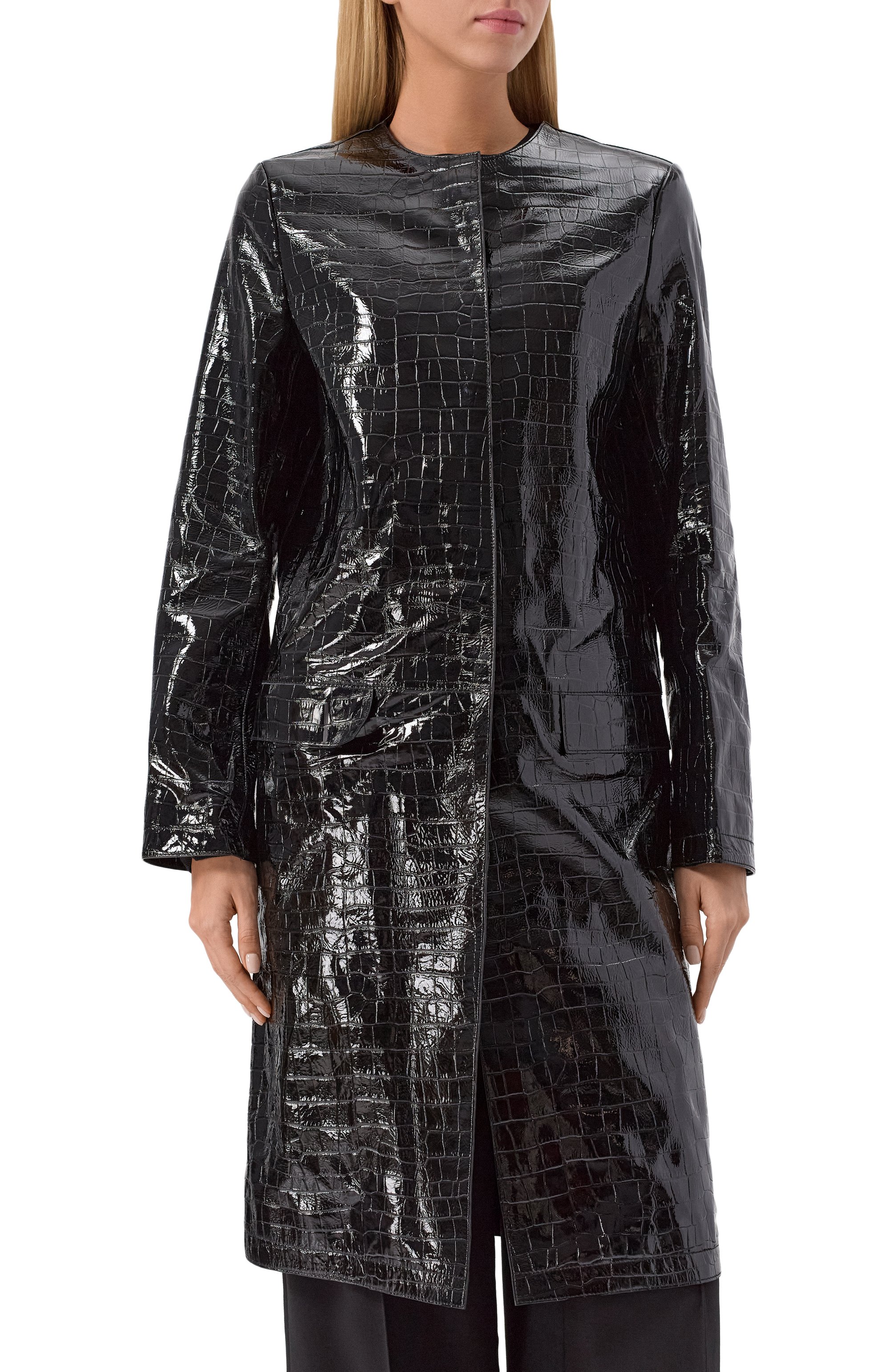 Кожаное пальто TOTEME, арт. 252-WR00219-LE0129, фото 3