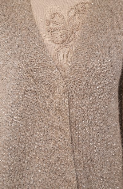 Кардиган D.EXTERIOR бежевого цвета по цене 57750 руб., арт. 59331, фото 5 Кардиган D.EXTERIOR, арт. 59331, фото 5