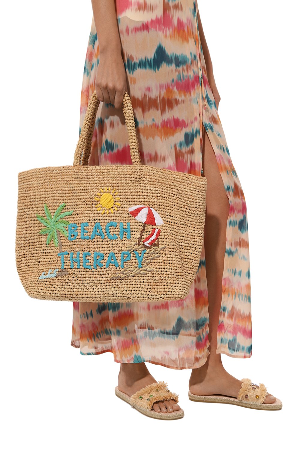 Сумка beach therapy MC2 SAINT BARTH бежевого цвета по цене 24950 руб., арт. RAFFIA BEACH/STBA/00381F, фото 2 Сумка beach therapy MC2 SAINT BARTH, арт. RAFFIA BEACH/STBA/00381F, фото 2