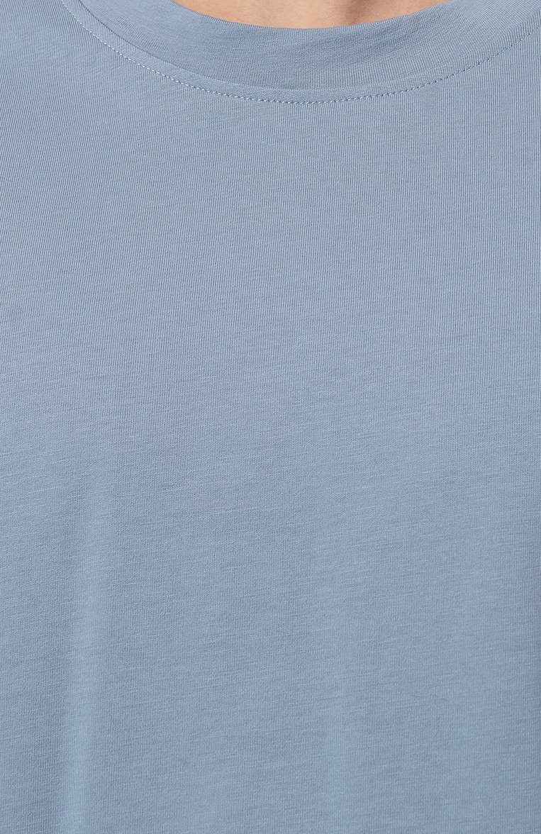 Мужская хлопковая футболка BALMAIN голубого цвета, арт. CH1EG010/BC22 | Фото 5 (Рукава: Короткие; Длина (для топов): Стандартные; Принт: С принтом; Материал сплава: Проставлено; Материал внешний: Хлопок; Драгоценные камни: Проставлено; Стили: Минимализм)