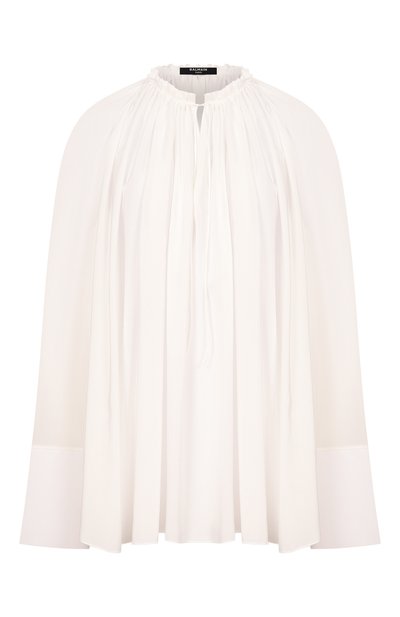 Женская шелковая блузка BALMAIN, арт. GF0IJ140/SF47