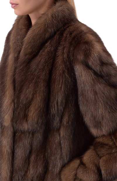 Шуба из соболя РУССКИЙ МЕХ, ар т. 72 РМ, фото 5
