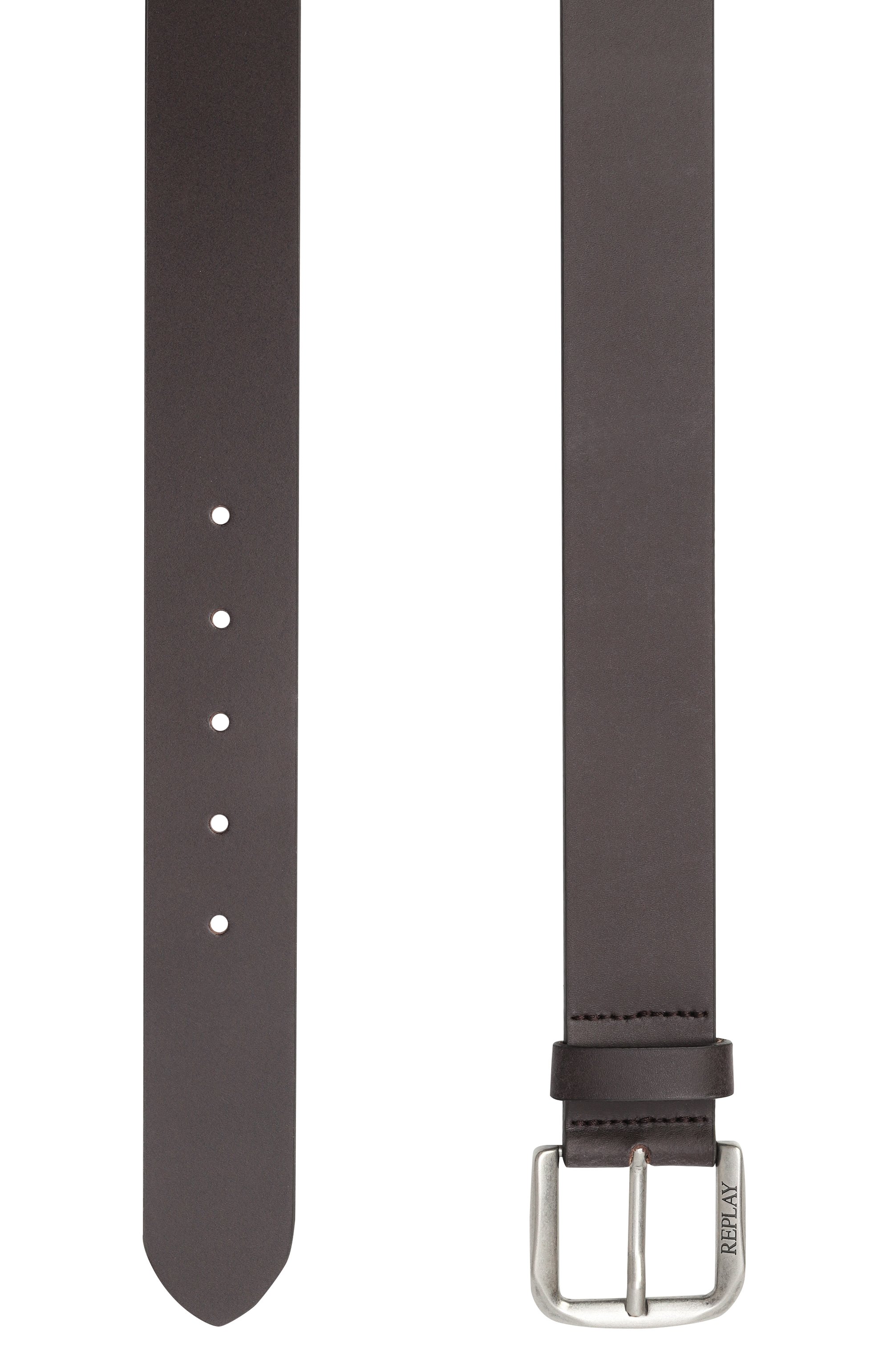 Кожаный ремень REPLAY темно-коричневого цвета по цене 6390 руб., арт. AM2453.000.A3008A, фото 3 Кожаный ремень REPLAY, арт. AM2453.000.A3008A, фото 3