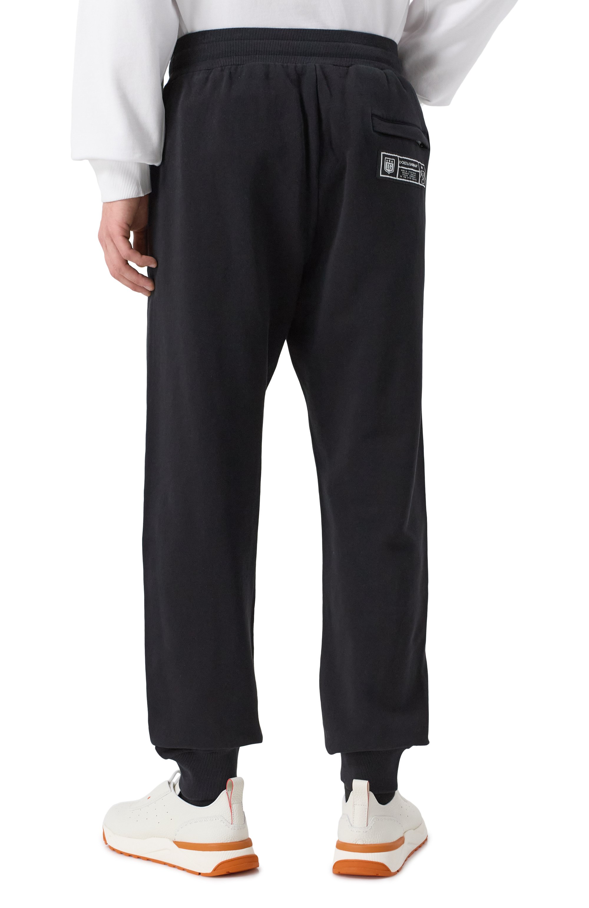 Хлопковые джоггеры DOLCE & GABBANA, арт. GV2VHT/G7NYD, фото 4