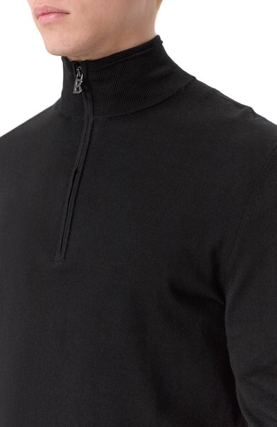 Шерстяной джемпер BOGNER черного цвета по цене 30400 руб., арт. 88609785, фото 5 Шерстяной джемпер BOGNER, арт. 88609785, фото 5