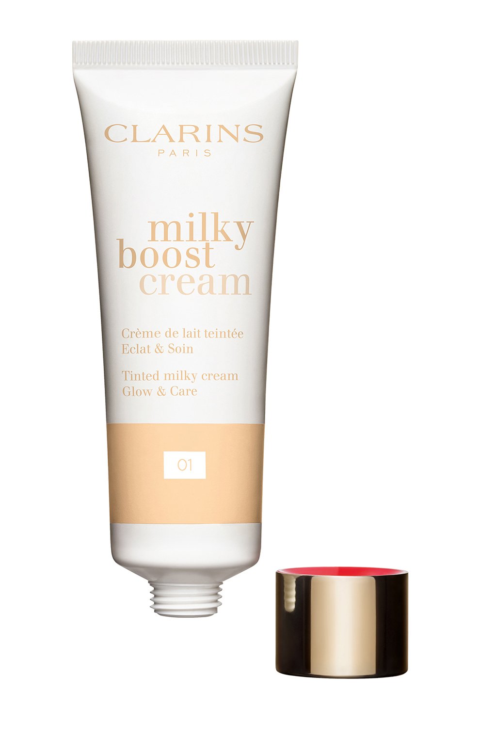 Тональный крем с эффектом сияния milky boost cream, 01 (45ml) CLARINS, арт. 80076081, фото 3
