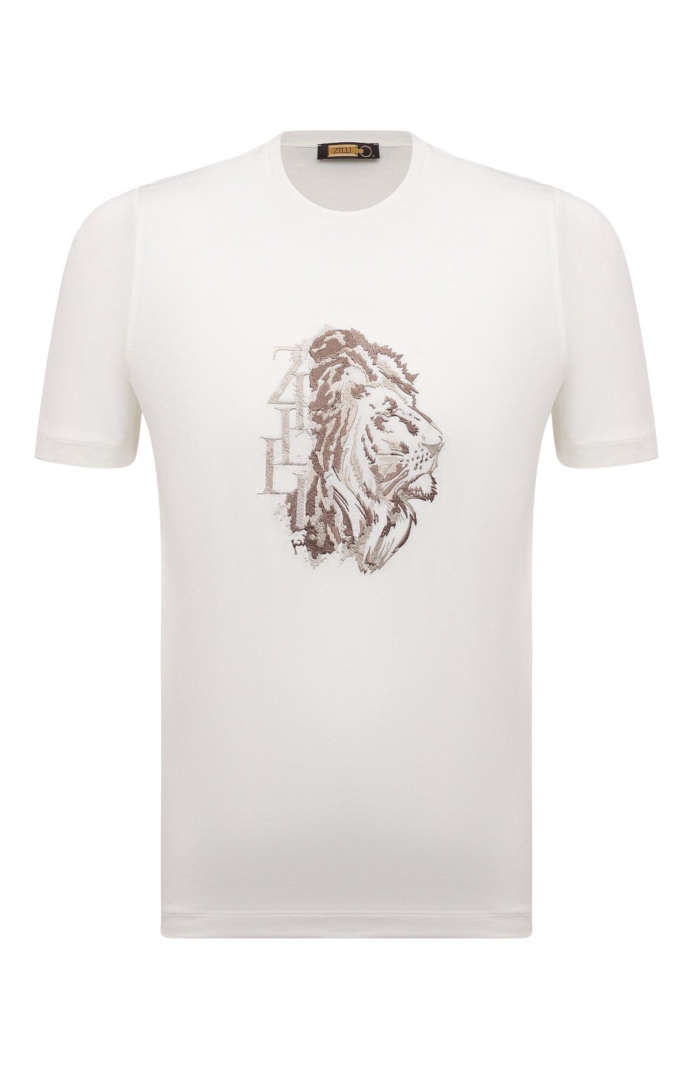 Хлопковая футболка ZILLI, арт. MEV-NT280-LY0N1/MC01, фото 1