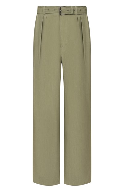 Мужские брюки изо льна и вискозы DRIES VAN NOTEN, арт. 020952/3237