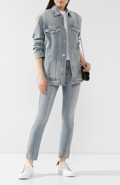 Джинсовая куртка GIVENCHY голубого цвета по цене 76950 руб., арт. BW006K50AM, фото 2 Джинсовая куртка GIVENCHY, арт. BW006K50AM, фото 2