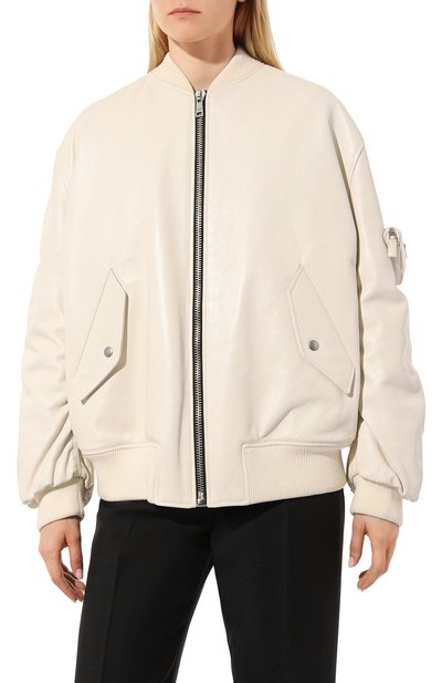 Кожаный бомбер PRADA, арт. 58A079-1ZFE-F0009, фото 3