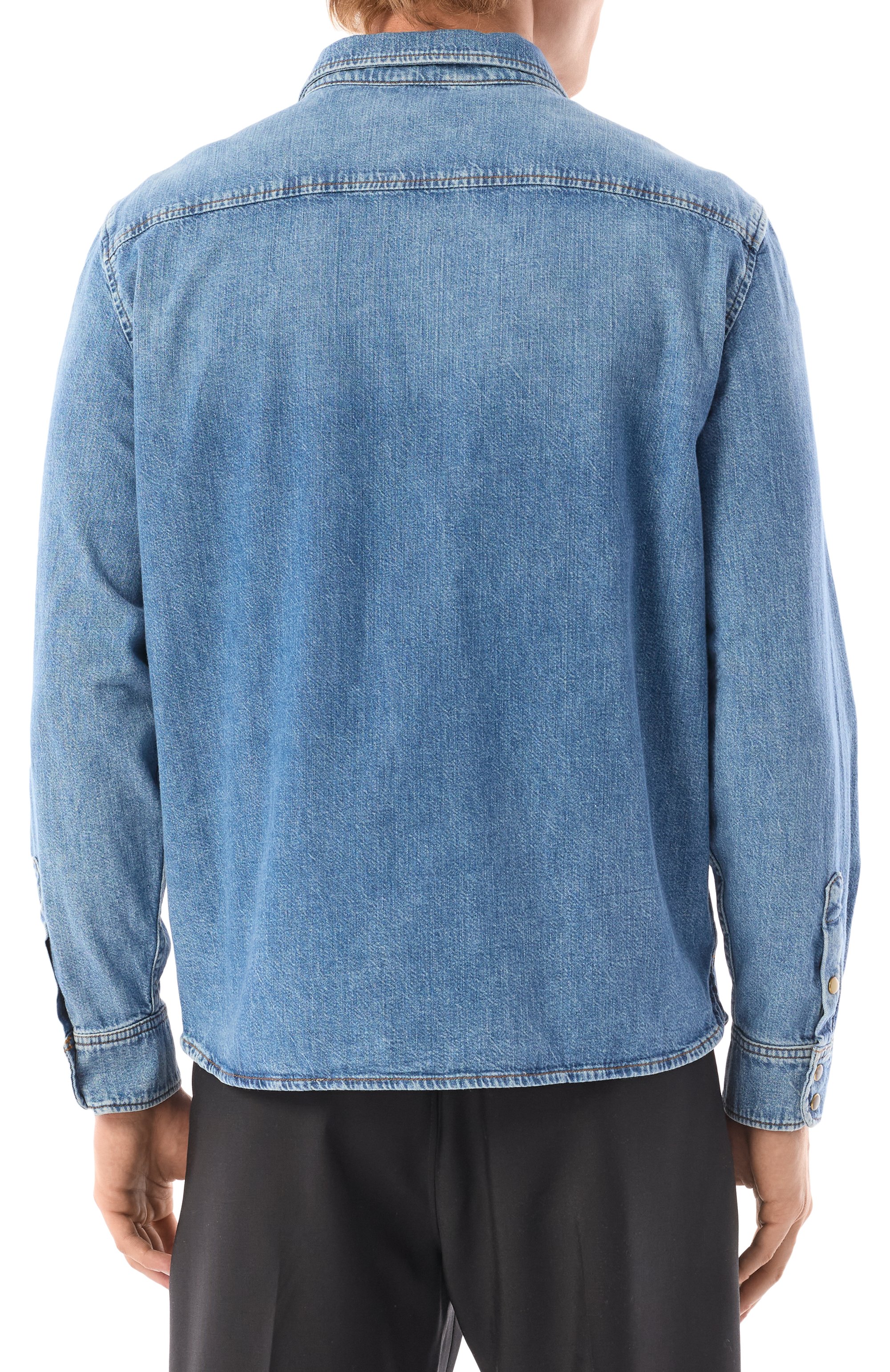 Джинсовая рубашка 7 FOR ALL MANKIND, арт. JS6MC2100U, фото 4