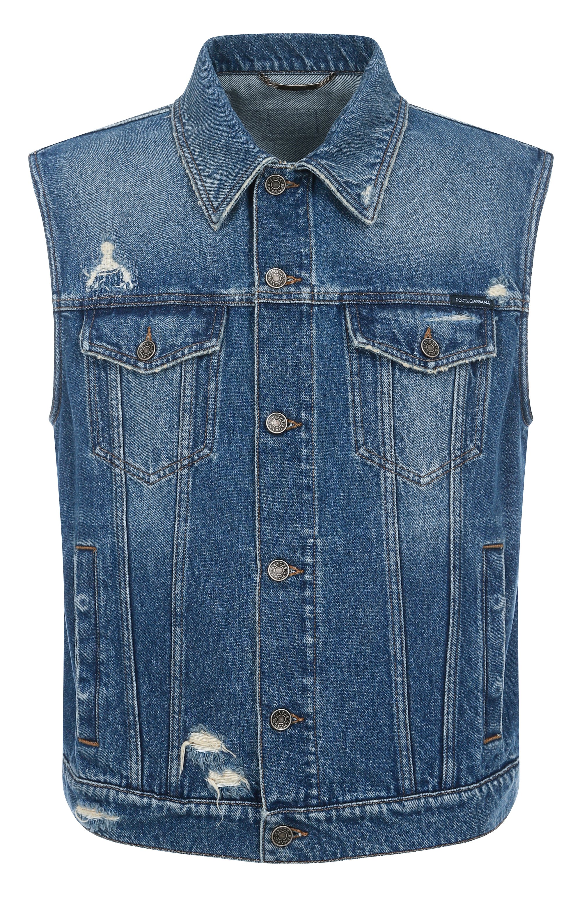 Джинсовый жилет DOLCE & GABBANA, арт. G9BRJD/G8NK1, фото 1