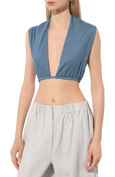 Топ изо льна и вискозы GIORGIO ARMANI, арт. GW000052/AF10115, фото 3