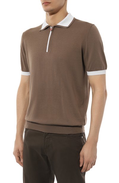 Хлопковое поло KITON, арт. UMK0571V1, фото 3